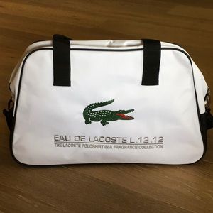 New Lacoste Travel, Gym, Computer, IPad , Book Bag Tote